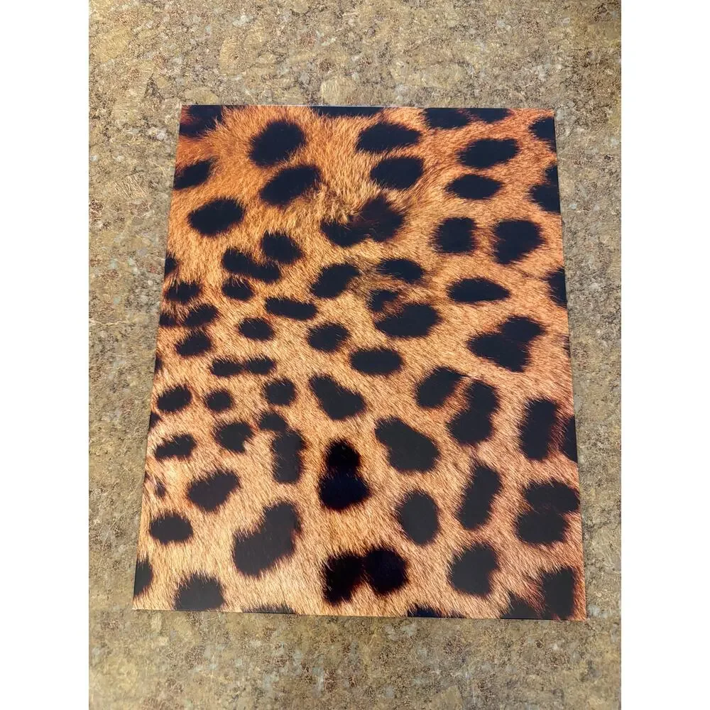 Cheetah Print File Folders Set of 60 Lot - NEW